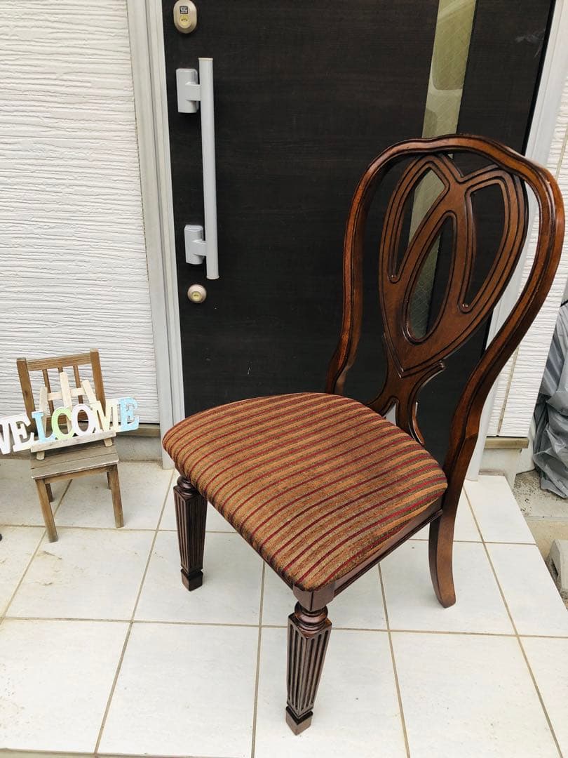 ⭐︎高級家具⭐︎ オススメ　アンティーク　イギリス家具　ハイバック　ダイニングチェア