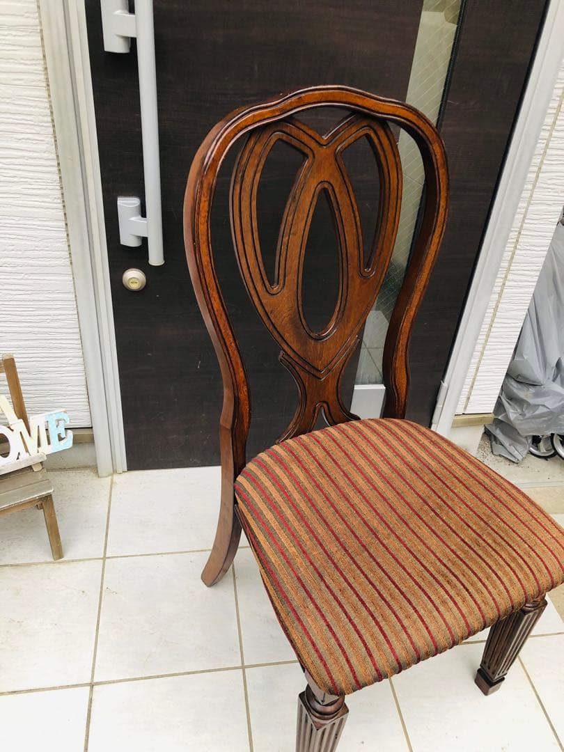 ⭐︎高級家具⭐︎ オススメ　アンティーク　イギリス家具　ハイバック　ダイニングチェア