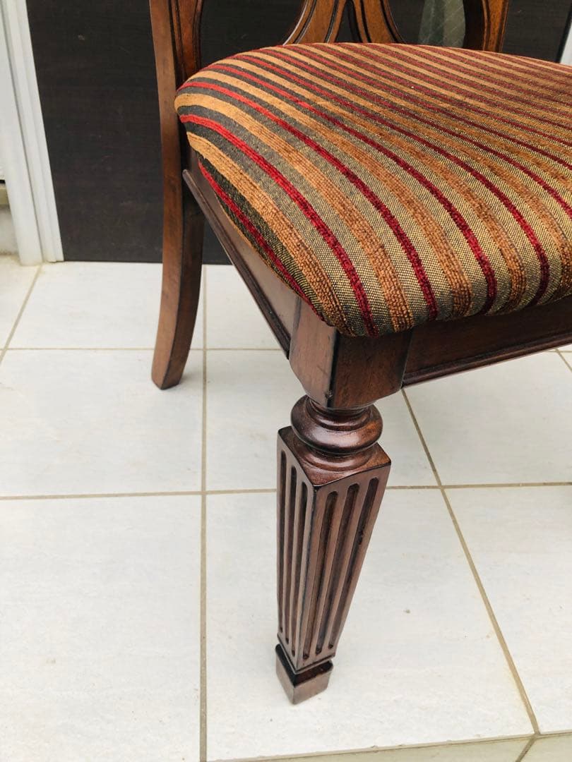 ⭐︎高級家具⭐︎ オススメ　アンティーク　イギリス家具　ハイバック　ダイニングチェア