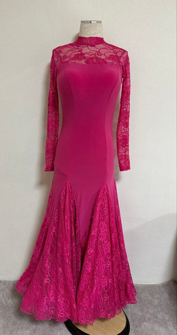 社交ダンスgentil ジャンティ　スタンダード ドレス　ワンピース