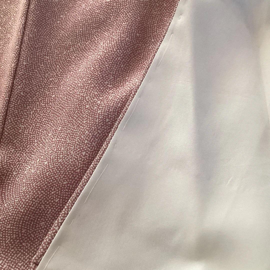 ほぼ未使用品　高級江戸小紋 手彫り作家名落款　共八掛　上品