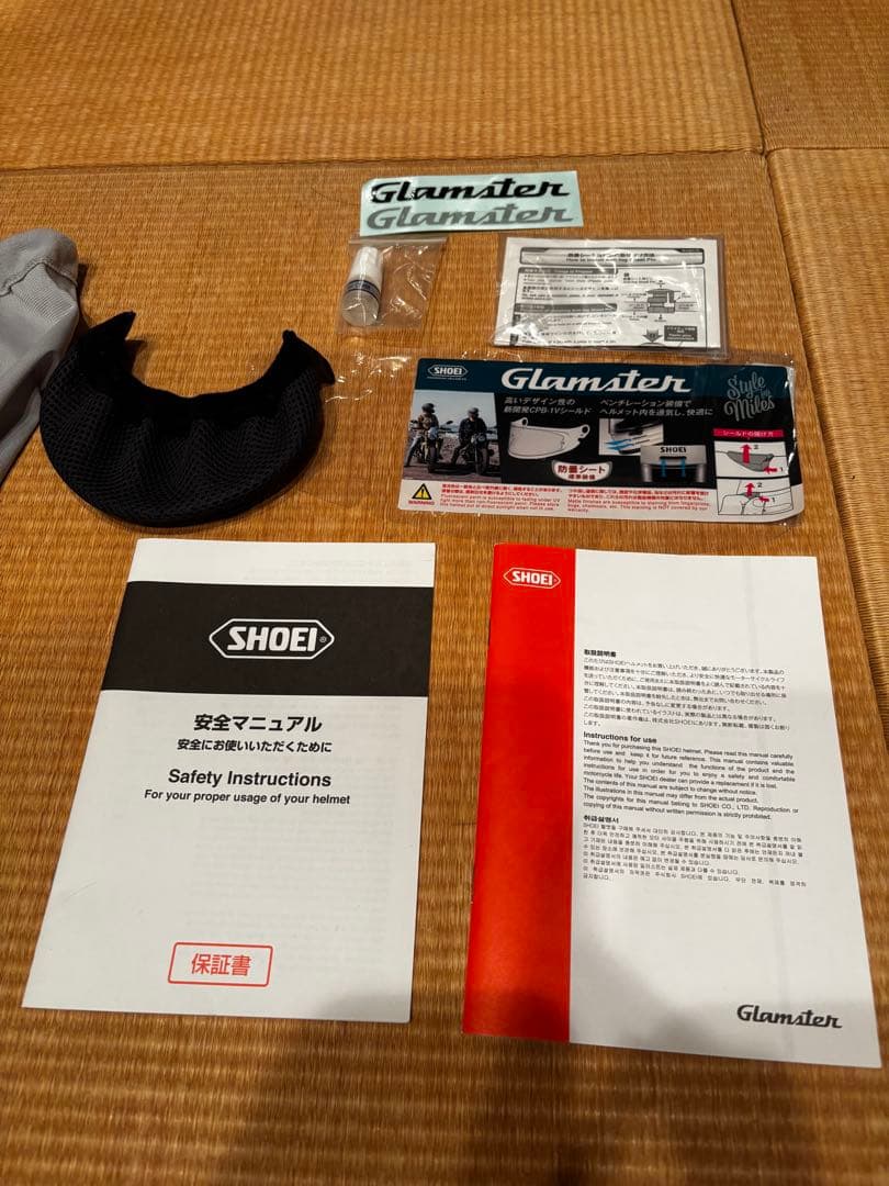 美品 SHOEI ショーエイ Glamster グラムスター