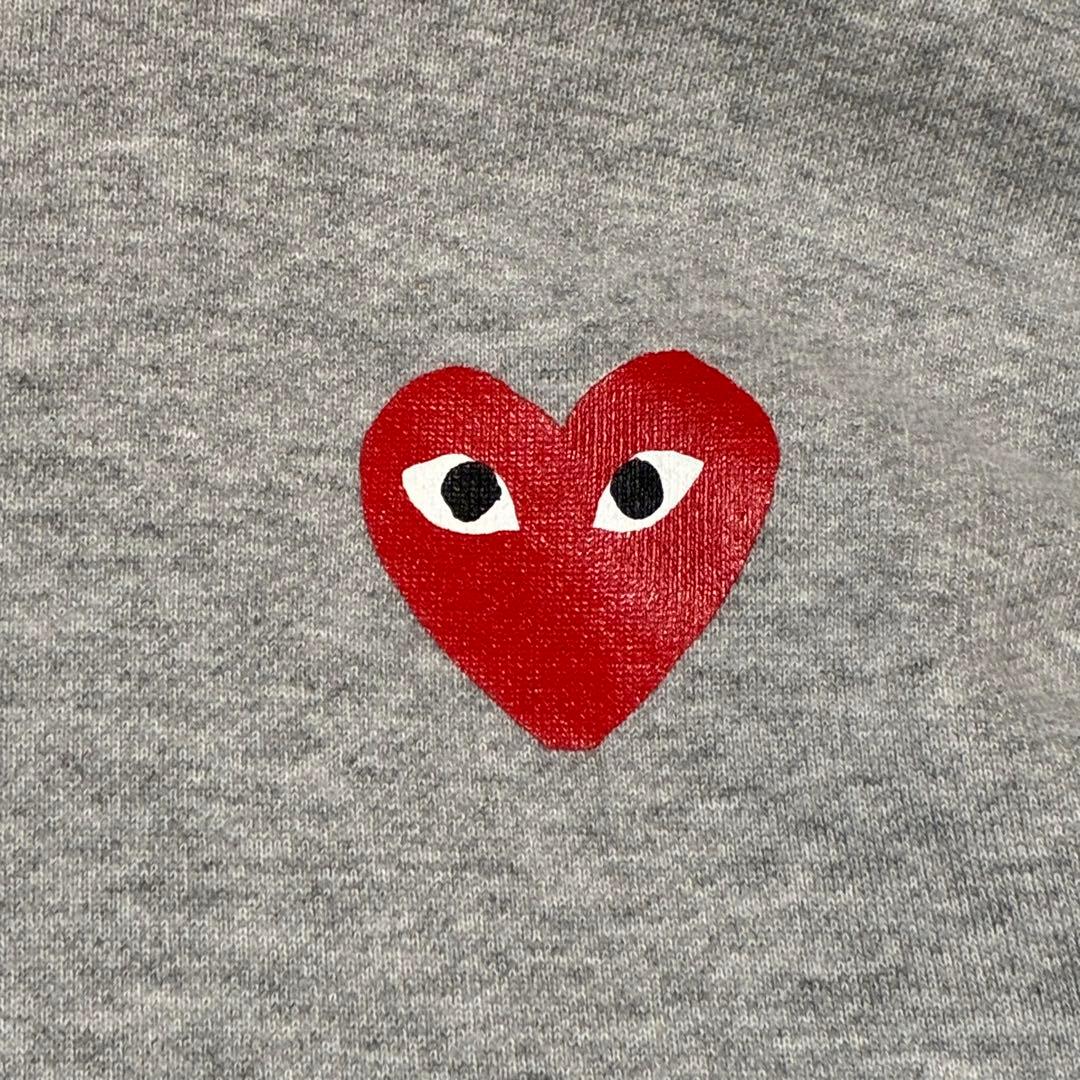 コムデギャルソン×THE NORTH FACEフーディ パーカー ハート刺繍 M