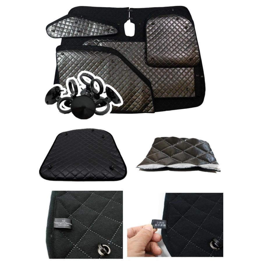 ワゴンR　スティングレー　ブラック アルミ サンシェード 【新品】ブラームス