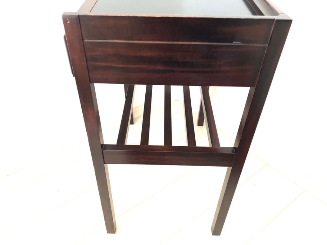 【ヴィンテージ カリモク】引出し付き サイドテーブル コンソール 花台