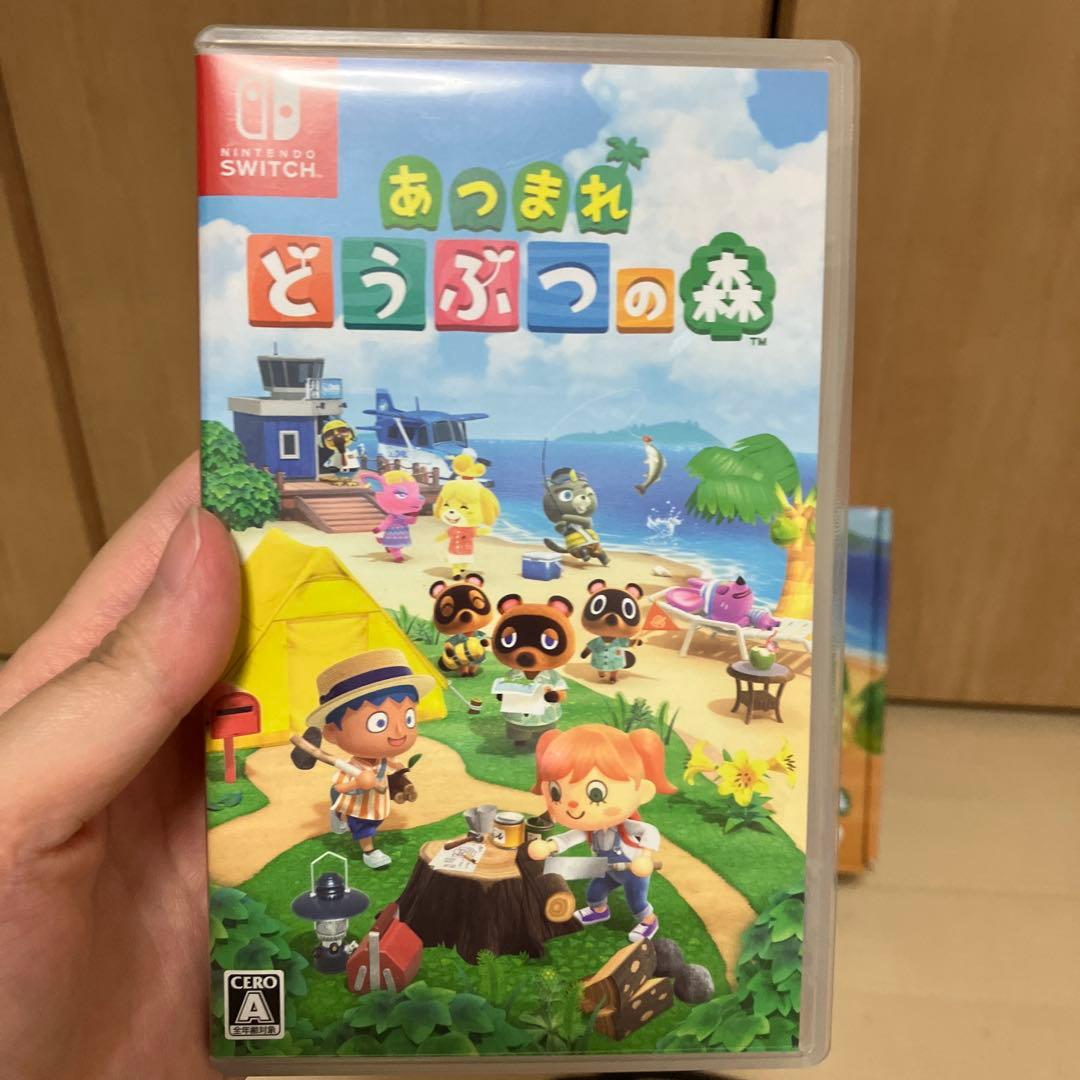 美品Nintendo Switch あつ森仕様 箱 ソフト付き