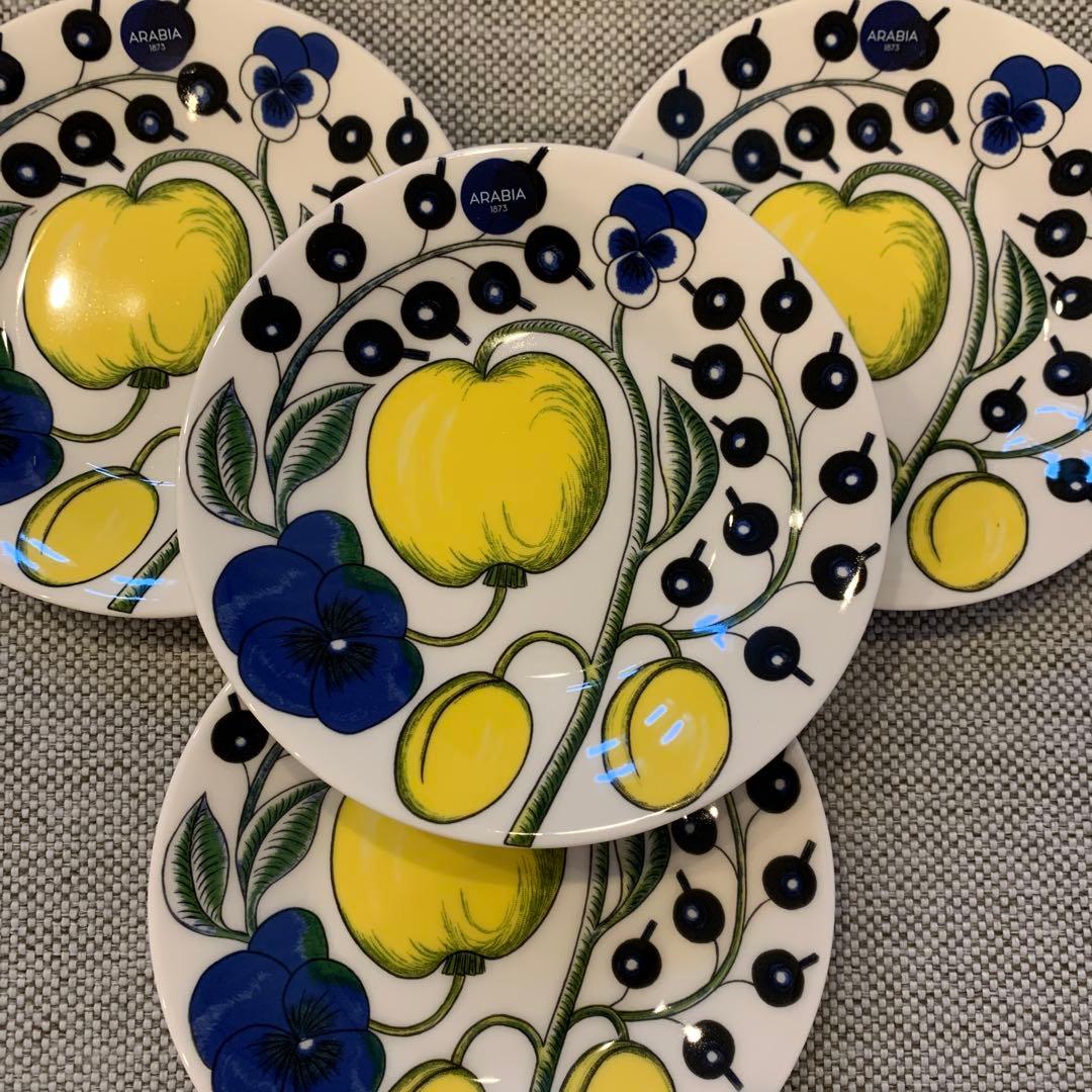 ARABIA Paratiisi 皿 パラティッシ14センチ4枚セット