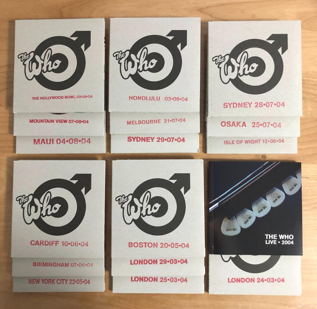 【36CD-BOX 直筆サイン入り】 THE WHO / LIVE 2004