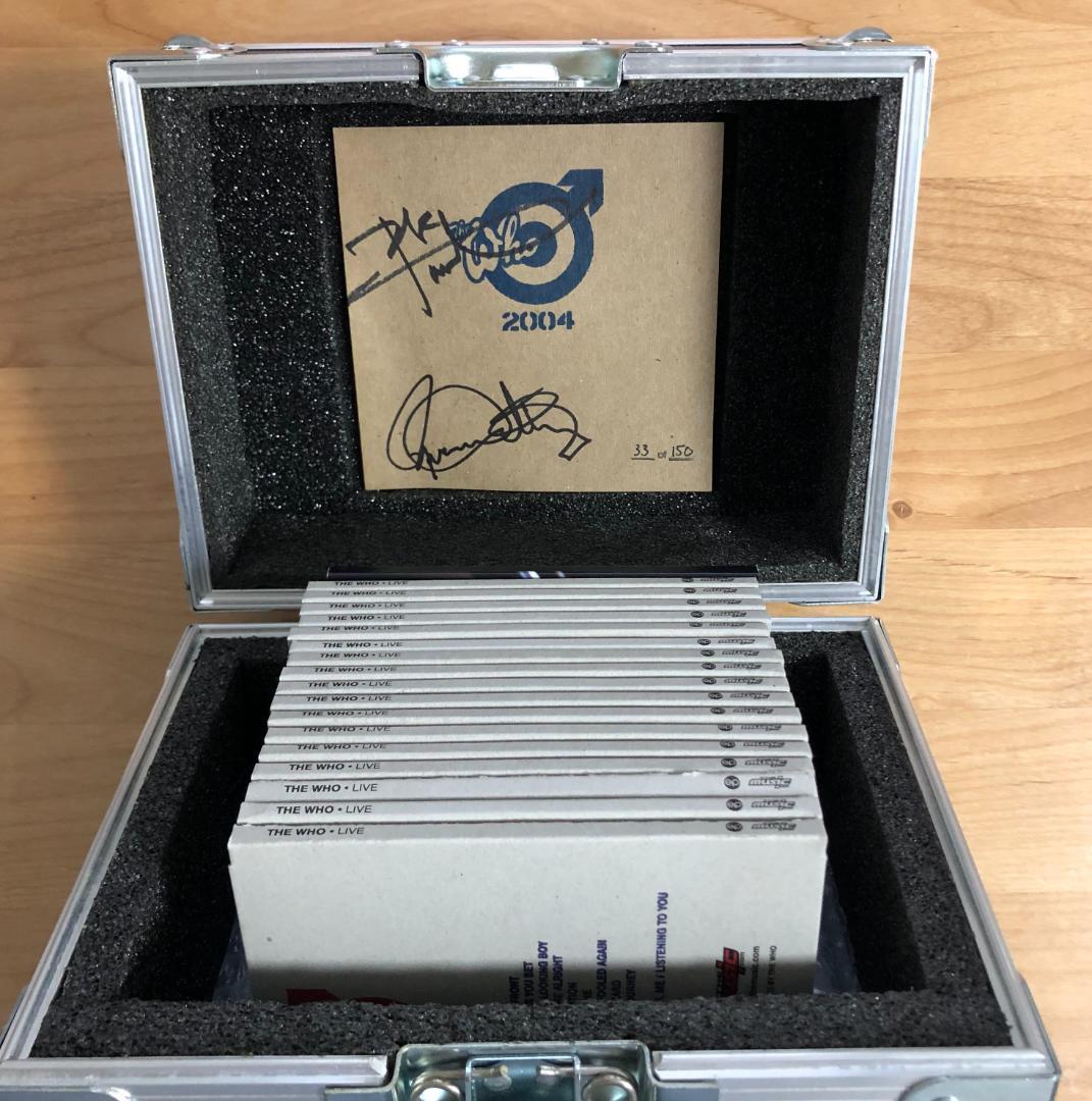 【36CD-BOX 直筆サイン入り】 THE WHO / LIVE 2004