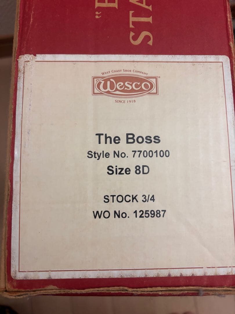 ウエスコ　ボス　８Ｄ