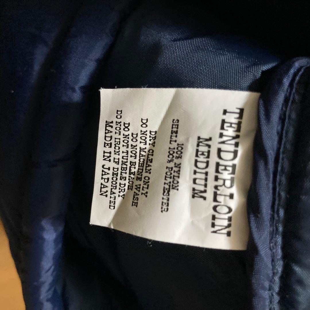 ネイビー　ワッペン　ダウンベスト　テンダーロイン　tenderloin