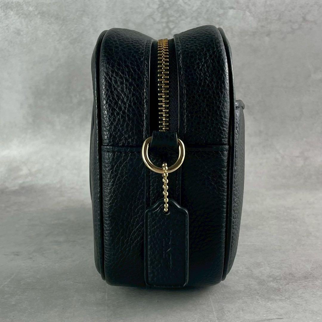 ✨美品✨コーチ　カメラバッグ　2way クロスボディ　デンプシー　レザー　黒