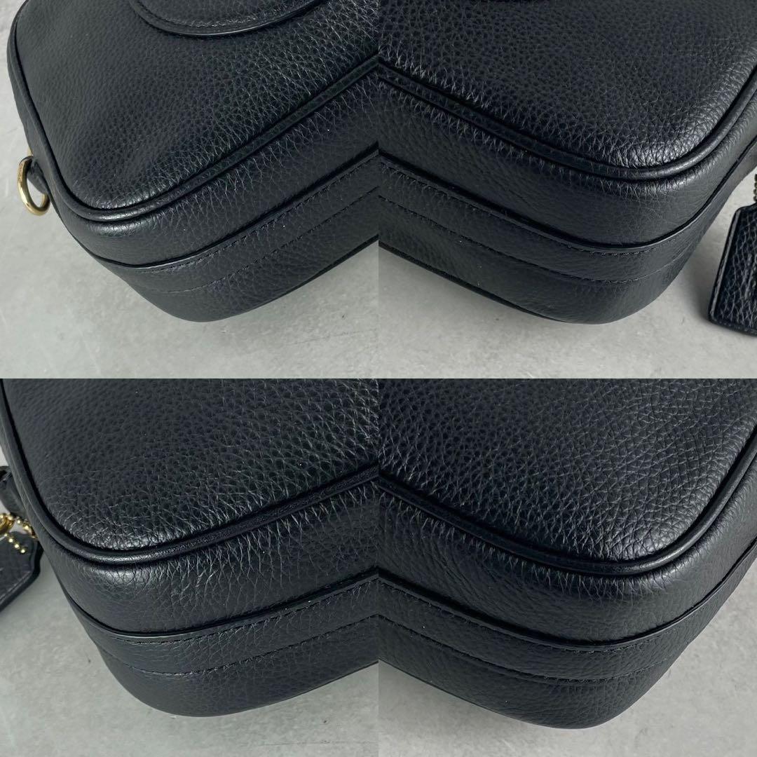 ✨美品✨コーチ　カメラバッグ　2way クロスボディ　デンプシー　レザー　黒