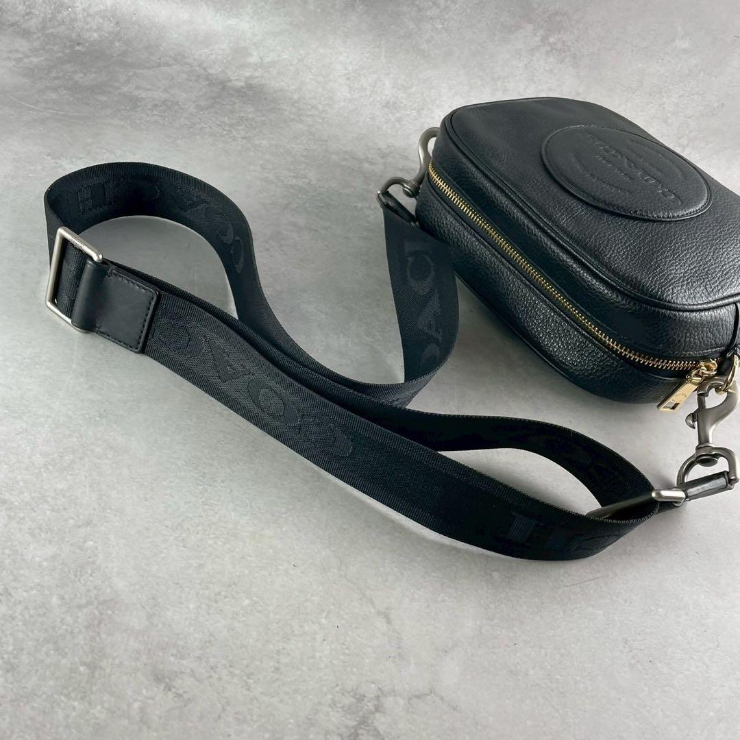 ✨美品✨コーチ　カメラバッグ　2way クロスボディ　デンプシー　レザー　黒