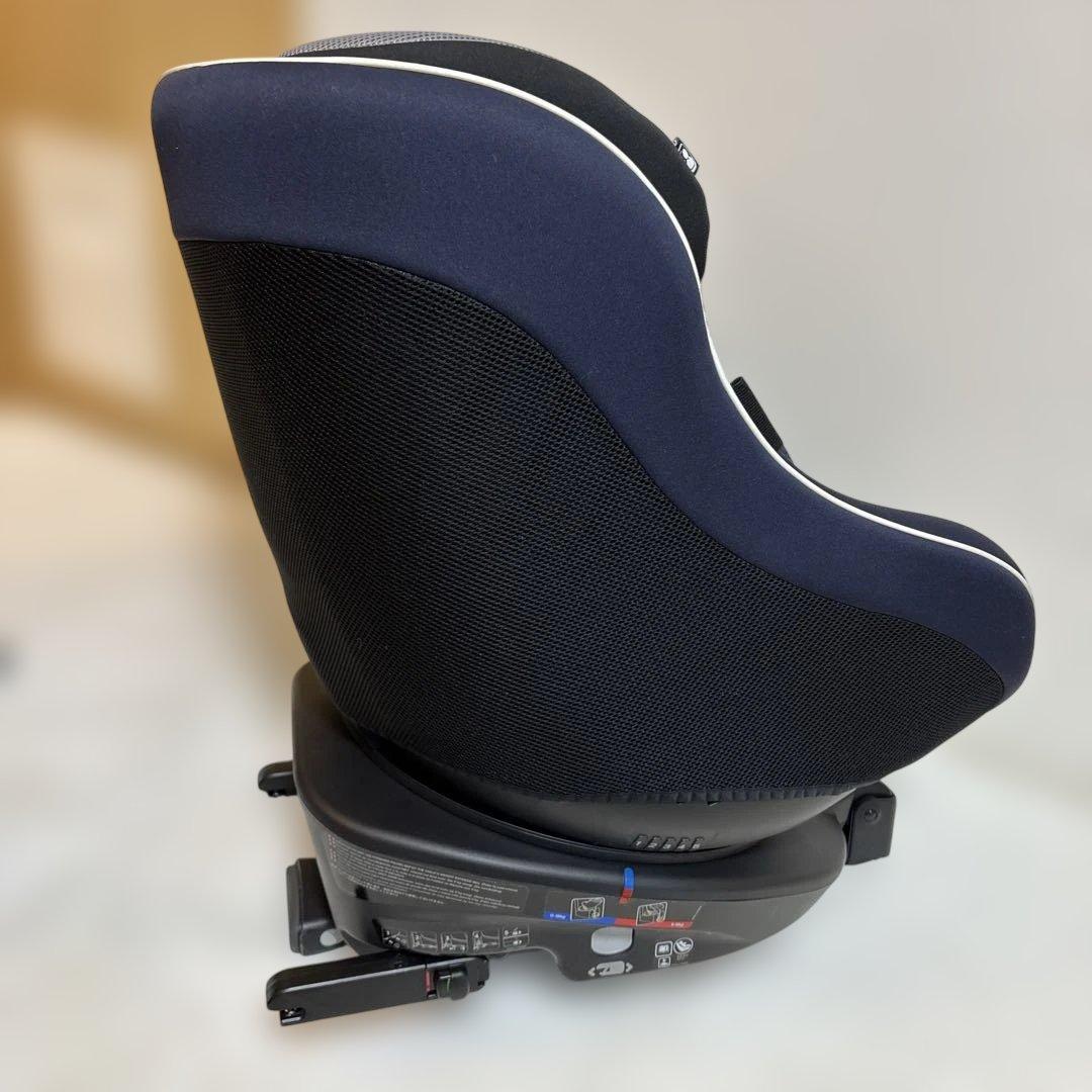 【極美品】Joie回転式 isofixチャイルドシート グレーxネイビー 送料込