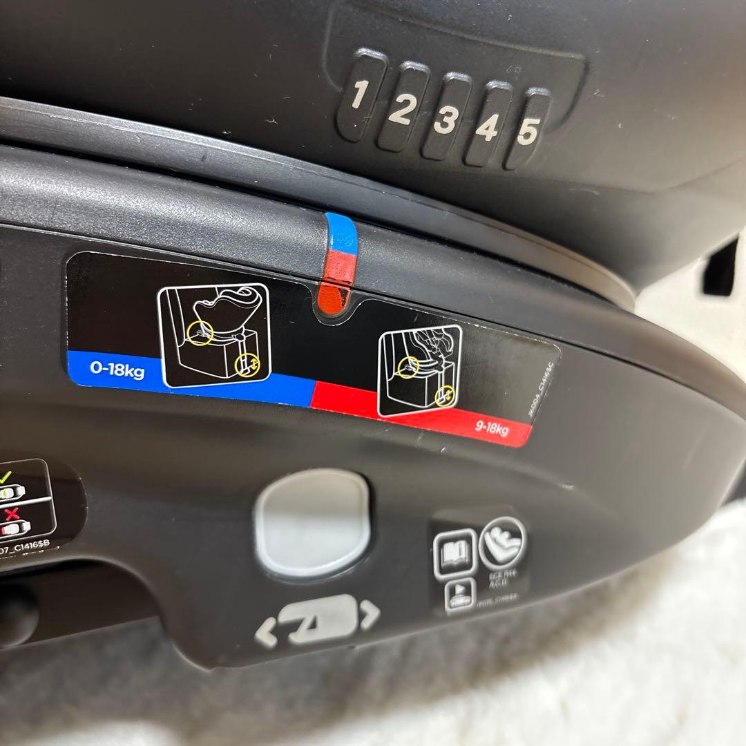 【極美品】Joie回転式 isofixチャイルドシート グレーxネイビー 送料込