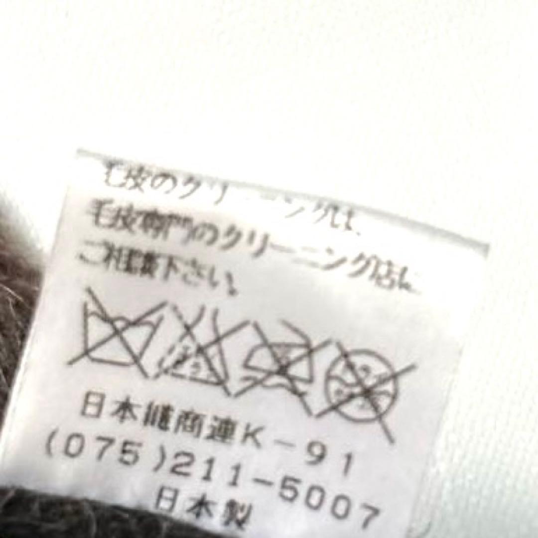 PIACENZA希少ベビーラマウール フォックスファーケープコート ポンチョ