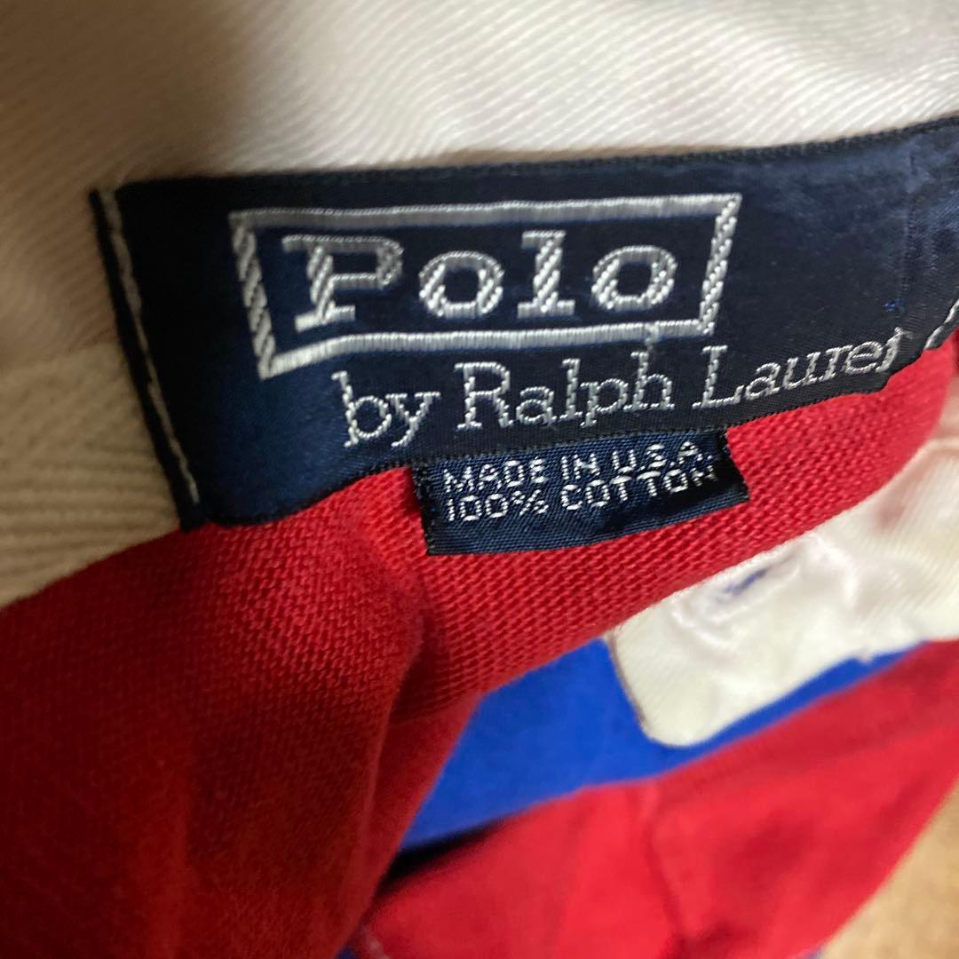 80s ラルフローレン ラガーシャツ usa製