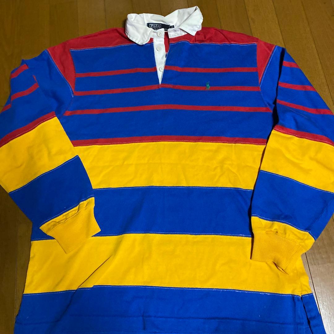 80s ラルフローレン ラガーシャツ usa製