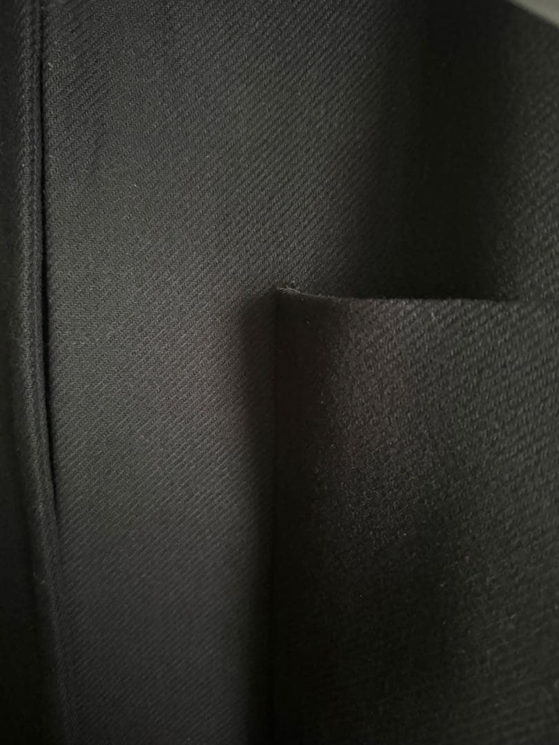 【極美品】ウールロングコート (ウエストベルト付き)