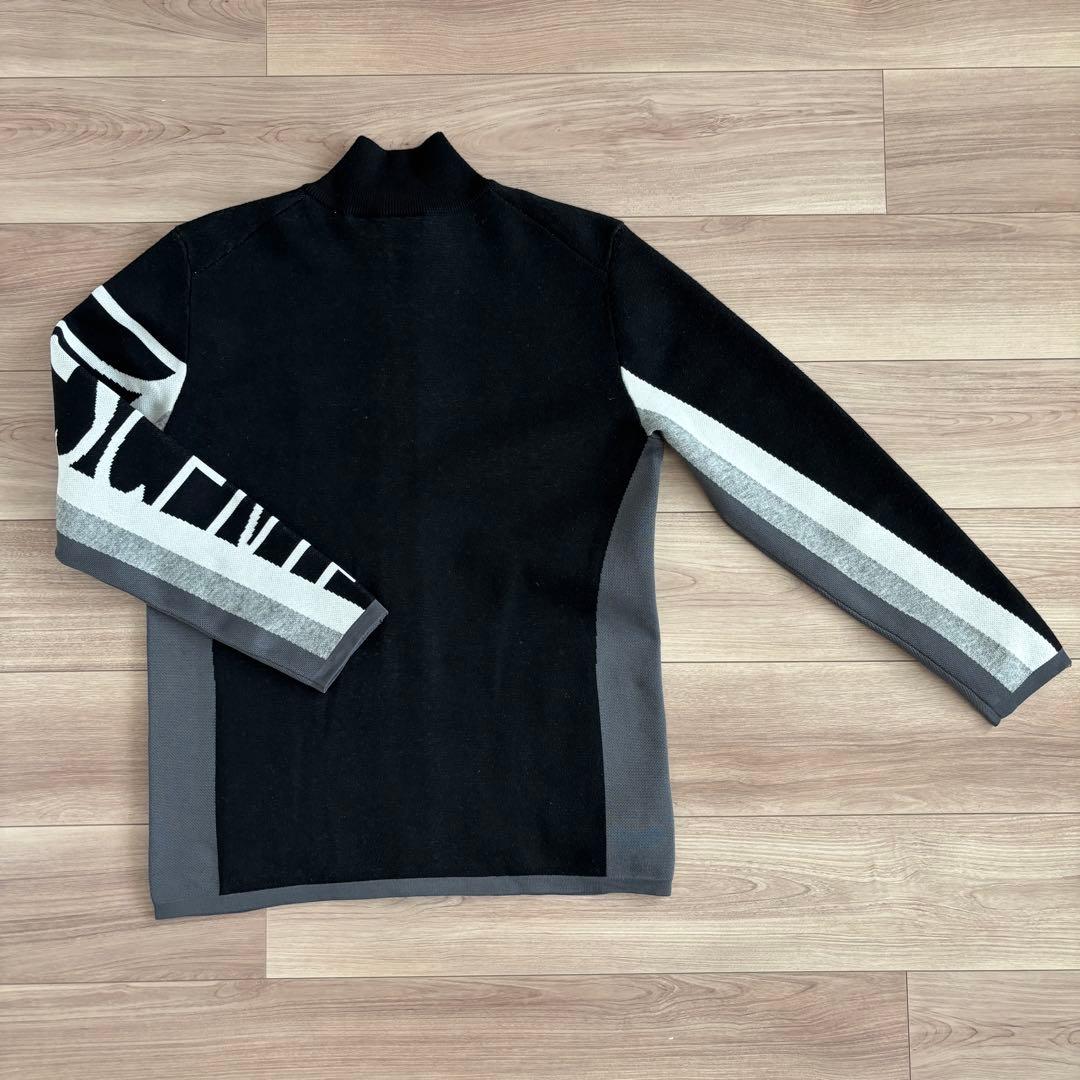 DESCENT GOLF ジップアップジャケット ブラック/グレー M