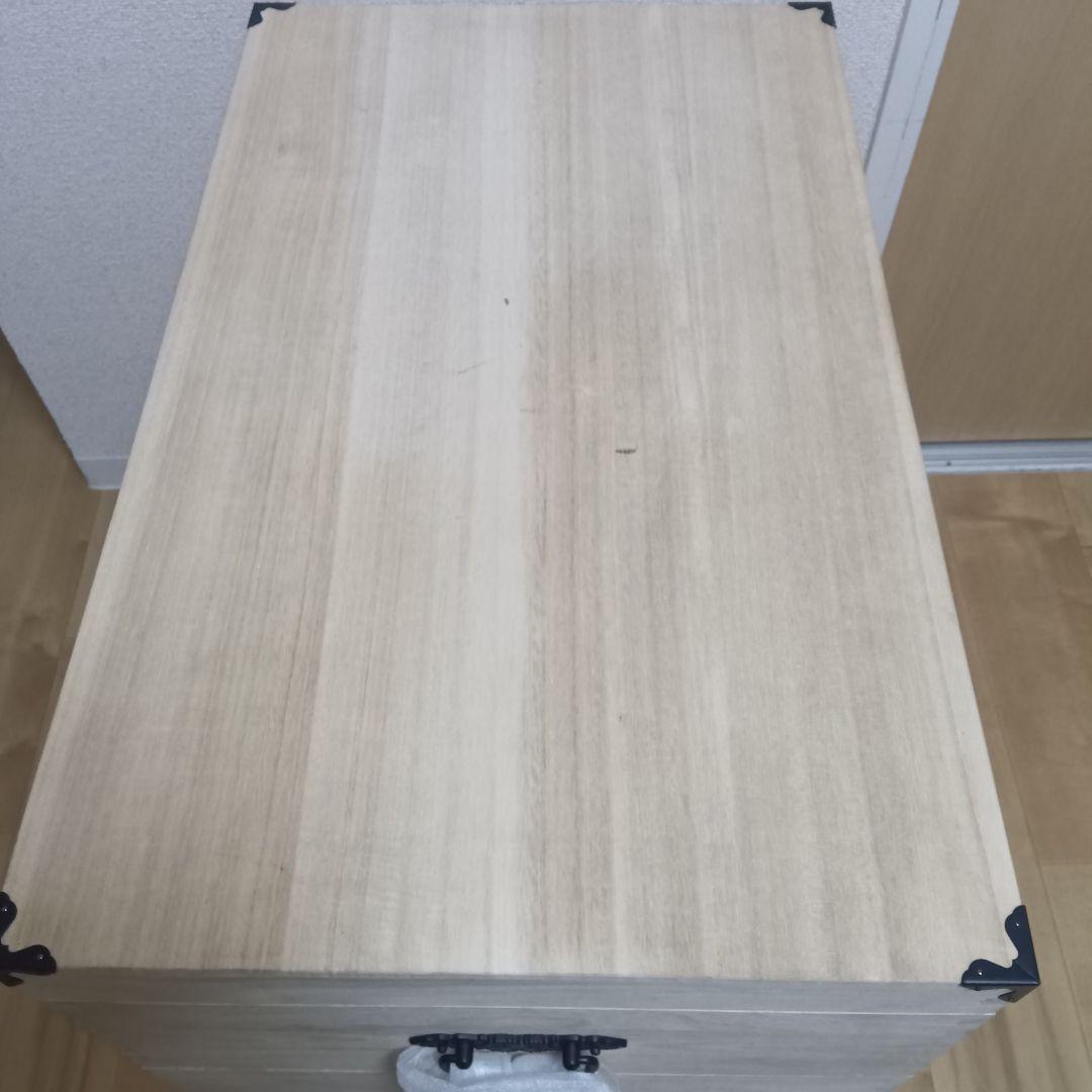 3段桐箱　着物収納　衣装収納　ケース 　未使用