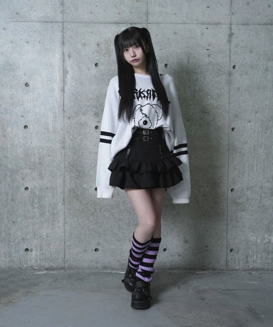 Amiligeのコセット風フリルスカート