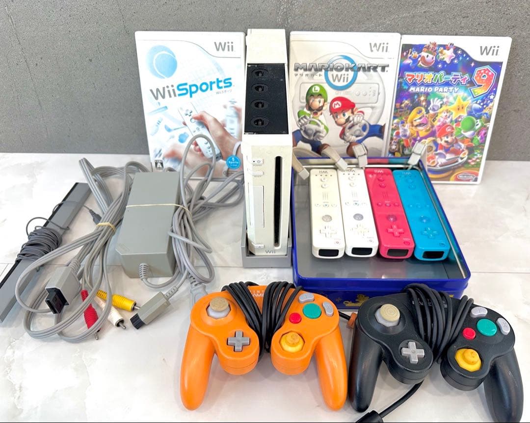 任天堂Wii マリオ　本体　コントローラー