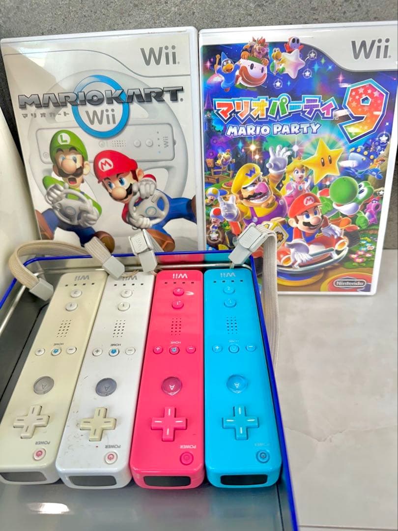 任天堂Wii マリオ　本体　コントローラー