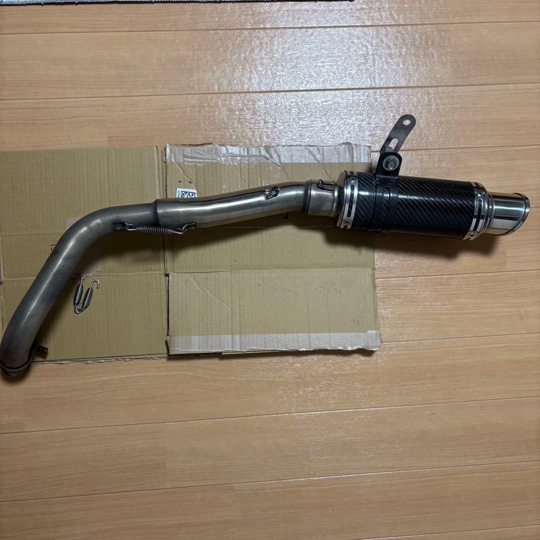 LCI カーボンショートマフラー ホーネット250