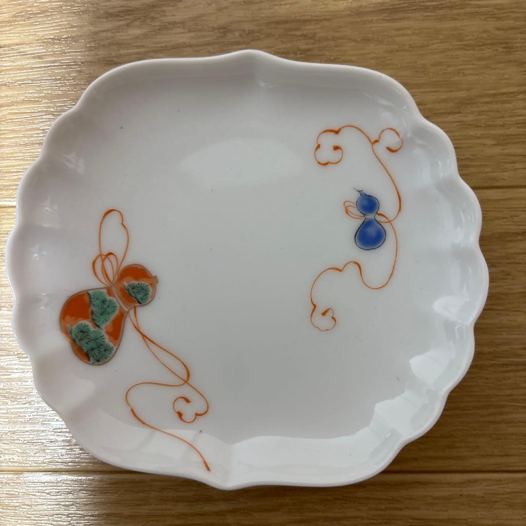 深川製磁 小鉢 花ひょうたん 皿 箱付　5皿セット　新品未使用　宮内庁御用達