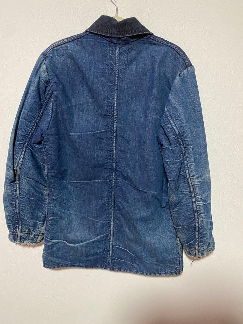 【24時間以内発送】70s Carter's カバーオール 襟コーデュロイ 濃紺