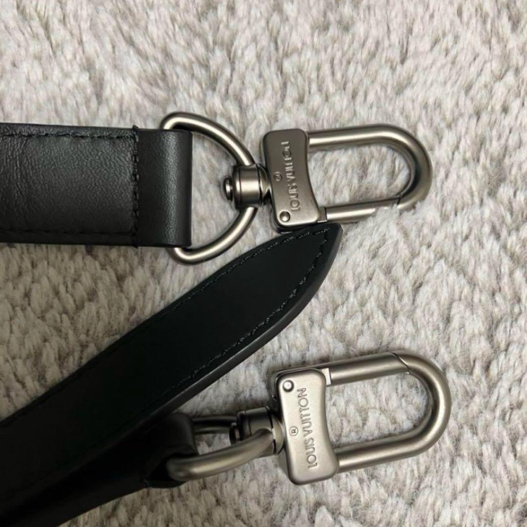 超美品　ルイヴィトン　ダミエ・アンフィニ　キーポル・バンドリエール45 オニキス