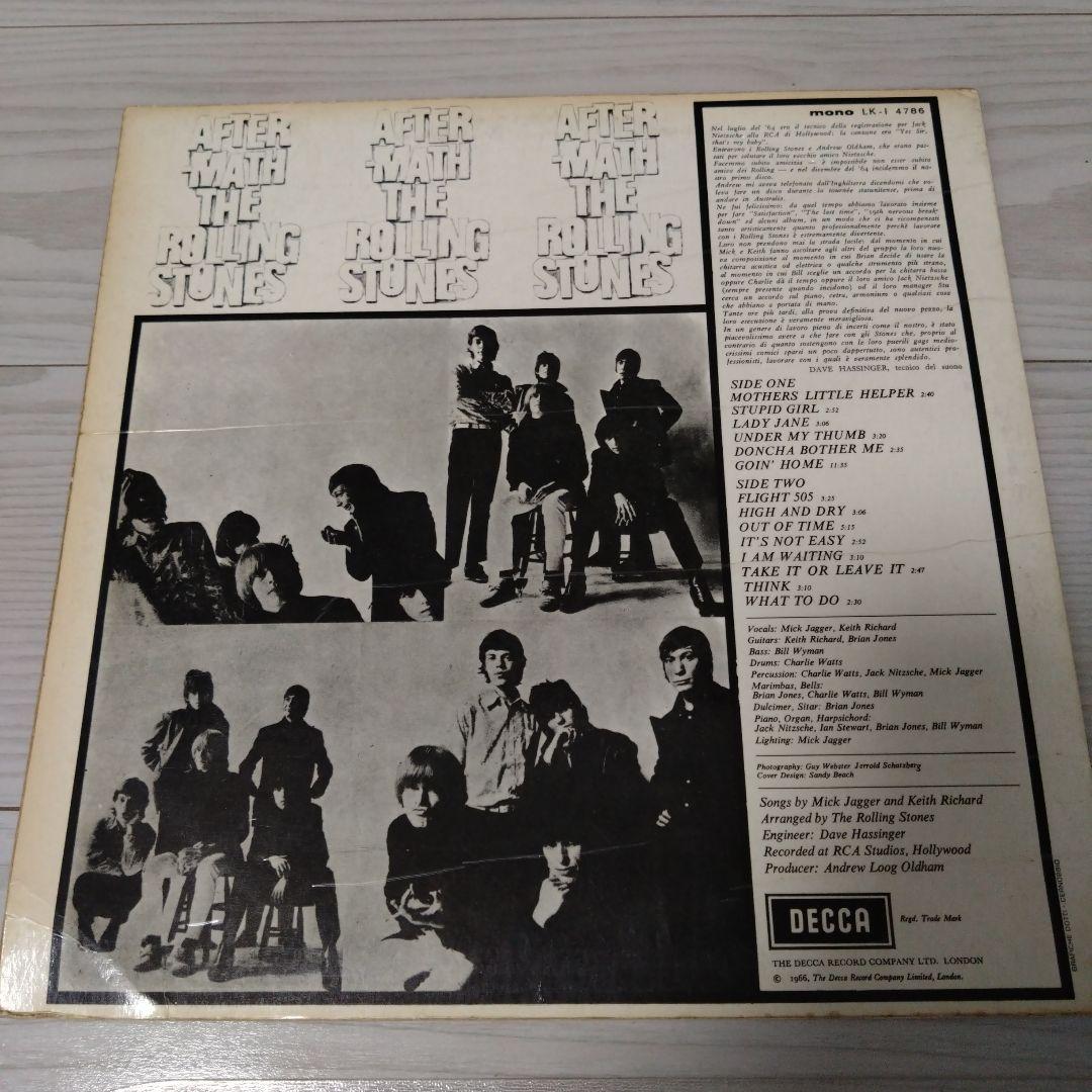 The Rolling Stones Aftermath mono イタリア盤