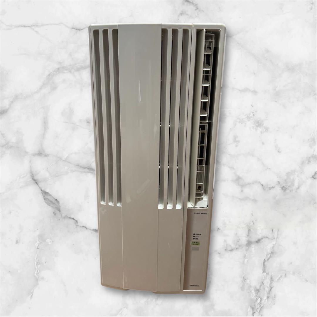 コロナルームエアコン　2022年製　窓用エアコン ホワイト スリムデザイン