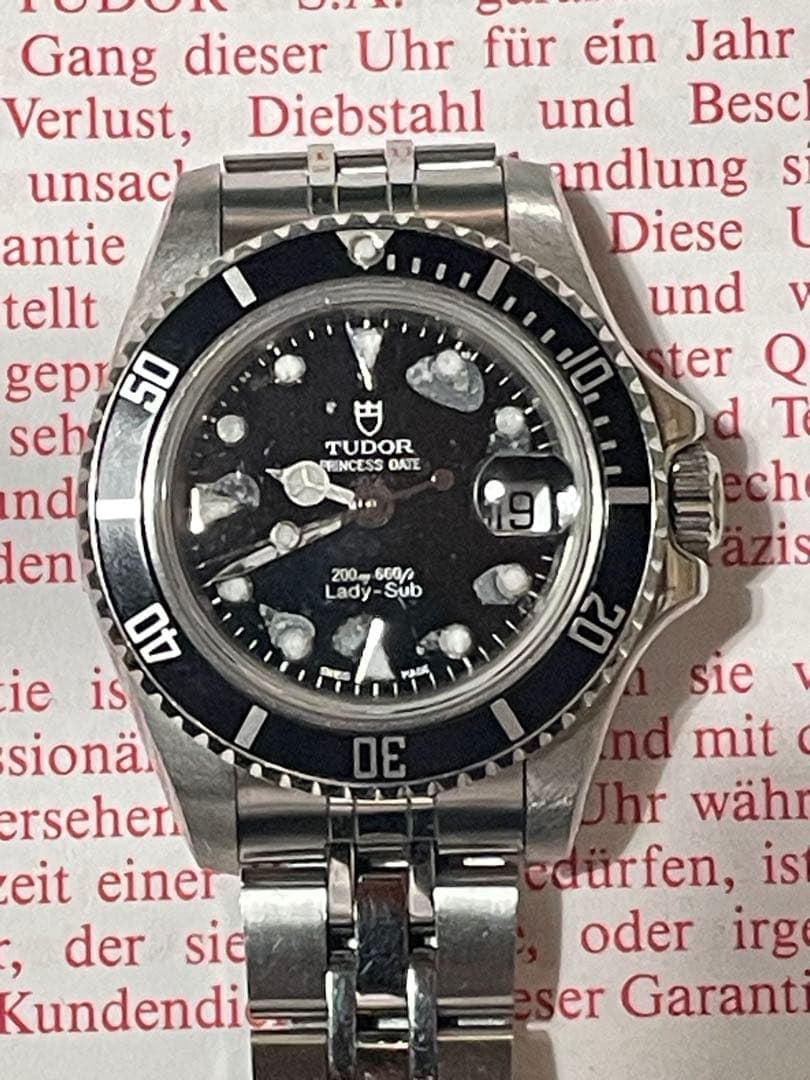 【超希少】チュードル　レディーサブ　自動巻　96090 タグ付　ギャランティ付