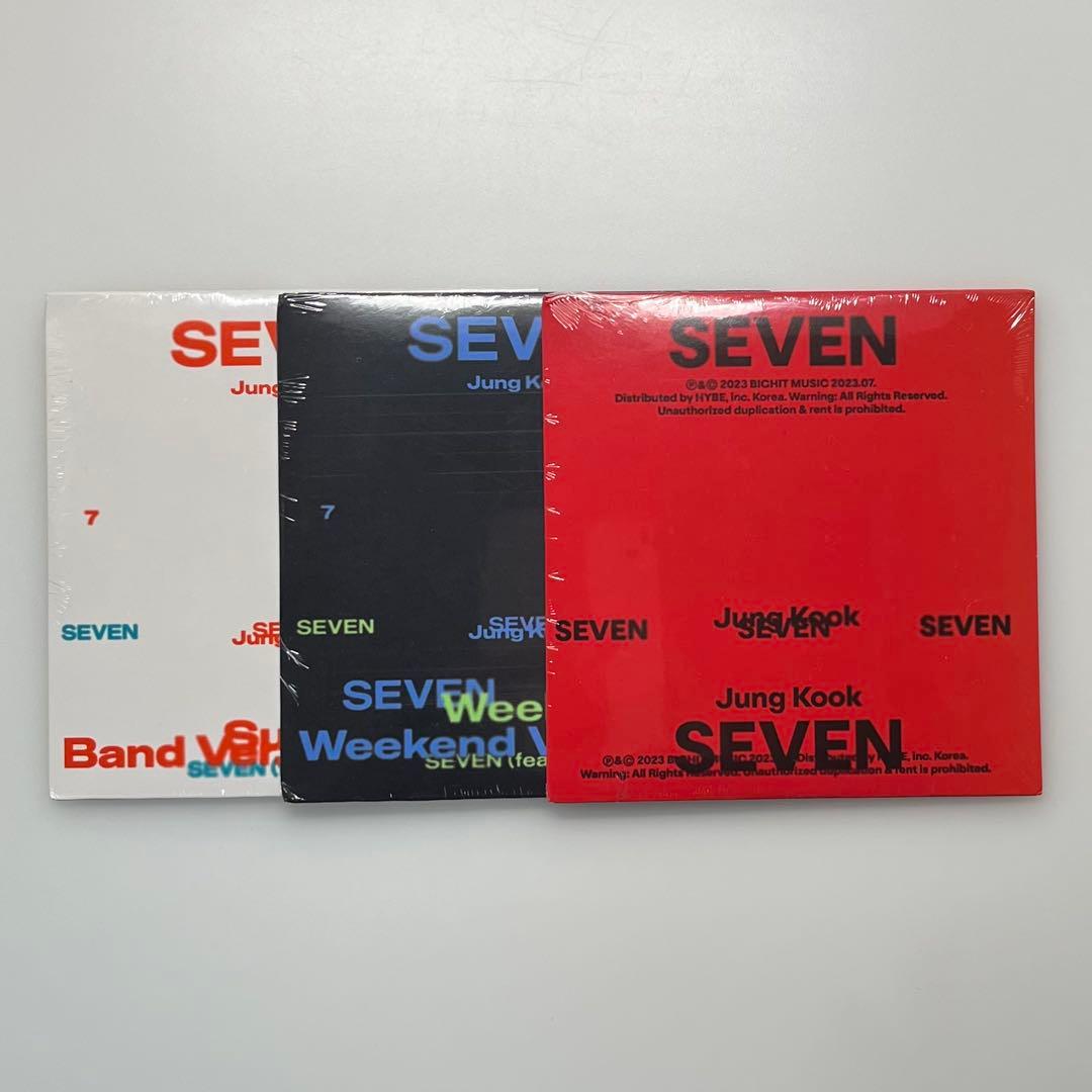 新品未開封！BTS JUNGKOOK CD 3枚セット まとめ売り SEVEN
