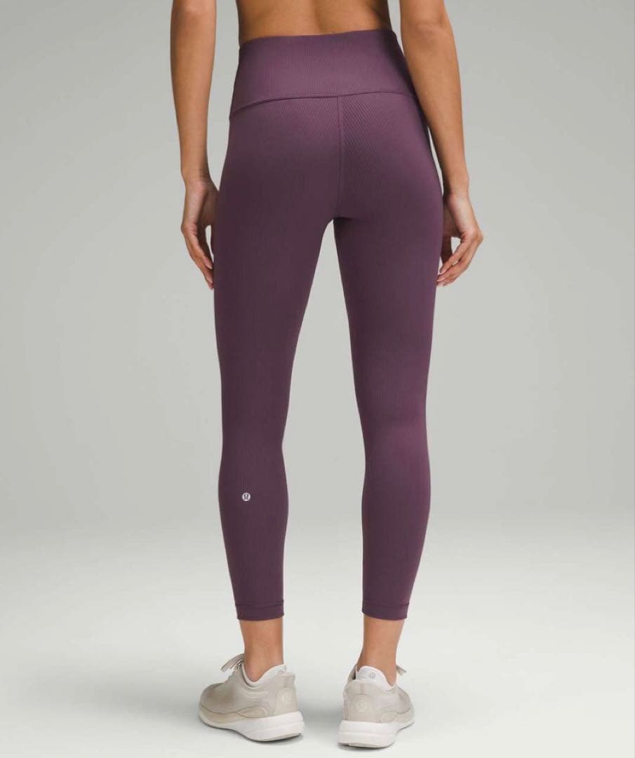 未使用　ルルレモン　Wunder Train ハイライズ　タイツ　リブ　25