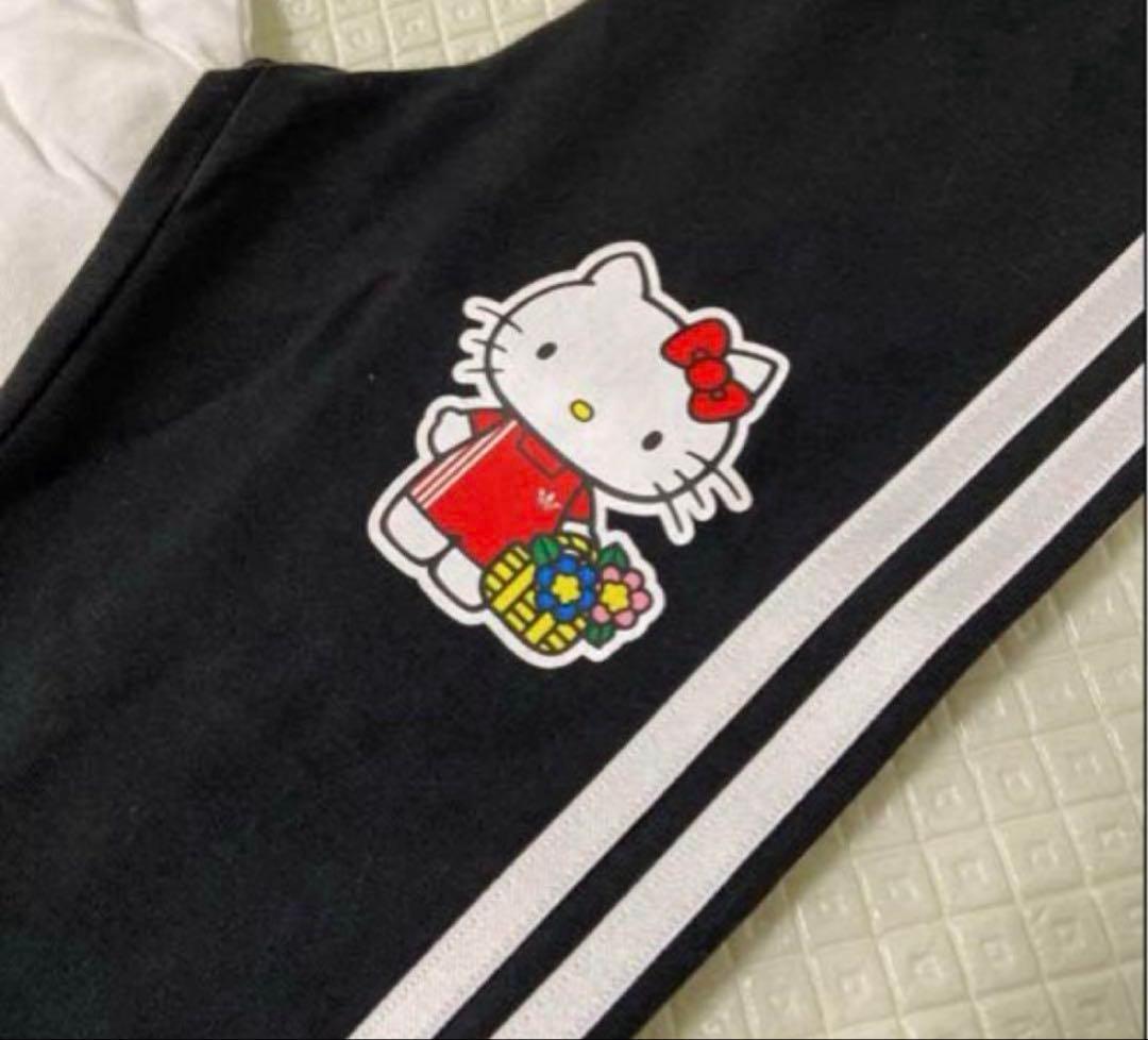 アディダス 新品 Tシャツワンピース レギンスパンツ 90 半袖 キティちゃん