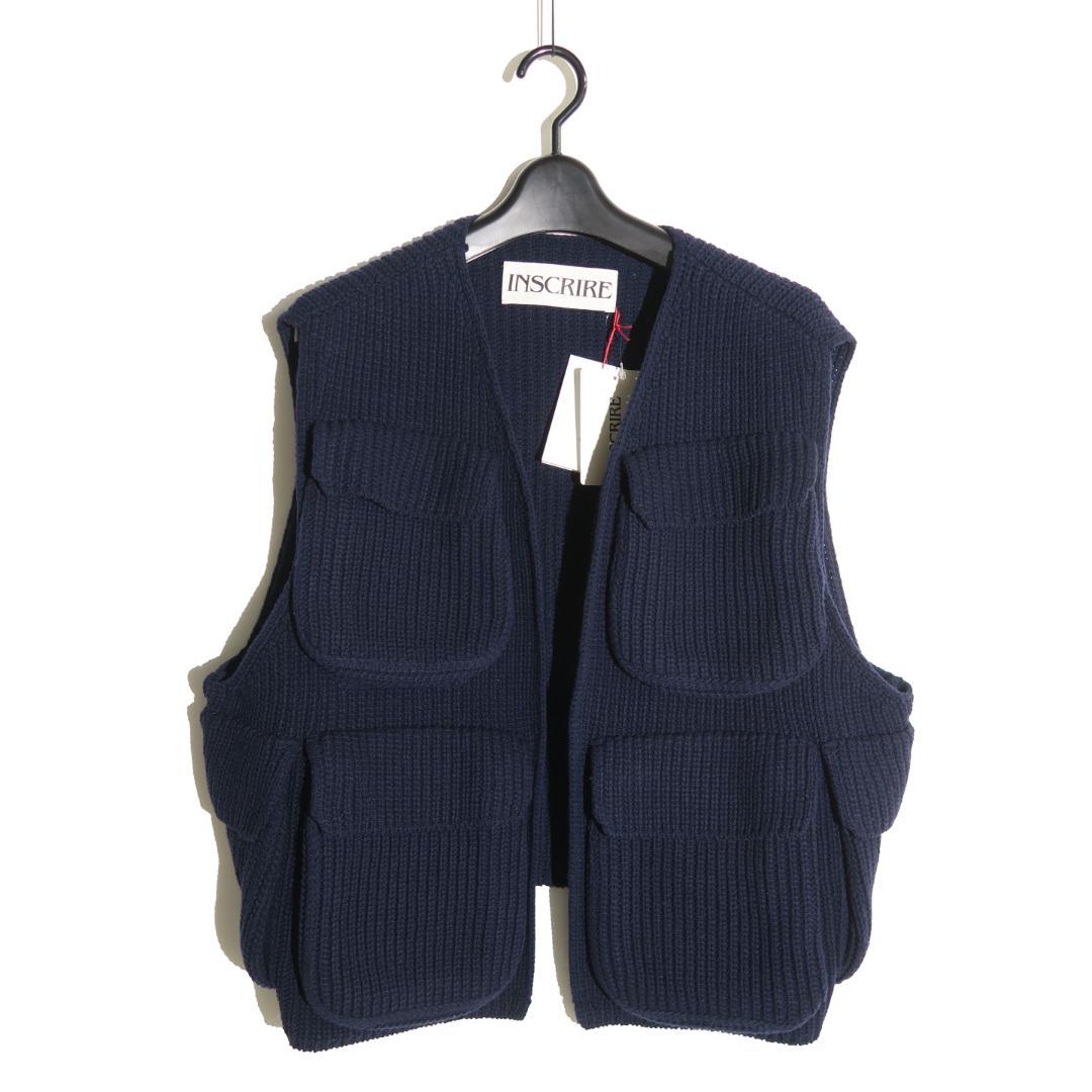 INSCRIRE Wool Jersey Field Vest ベスト
