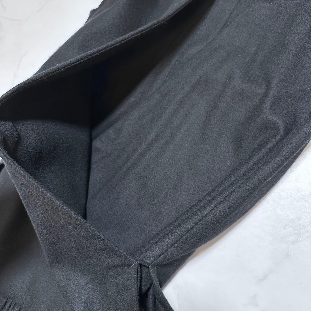 ヨーコチャン オールインワン カシュクール ノースリーブ ウール ブラック 38