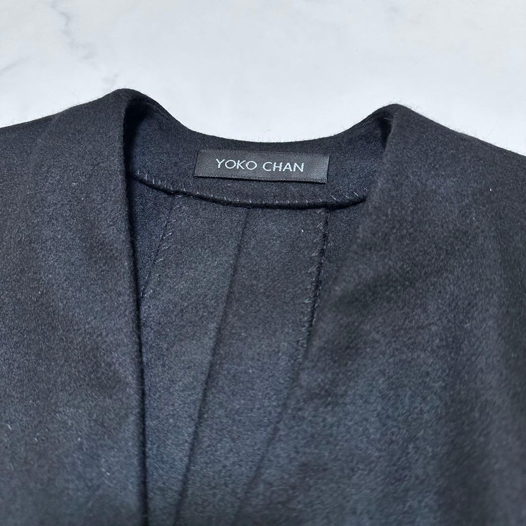 ヨーコチャン オールインワン カシュクール ノースリーブ ウール ブラック 38