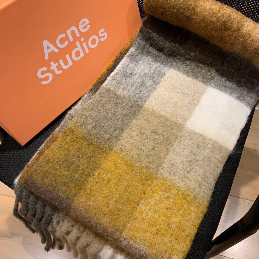極美品◆Acne Studios ベージュ系マフラー 28 x 250cm