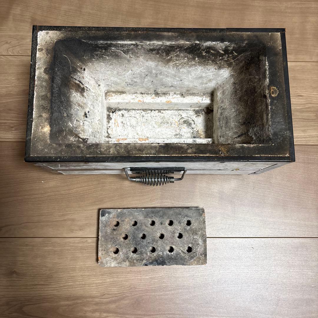 炭火コンロ 長方形 三河焼　亀島製陶所