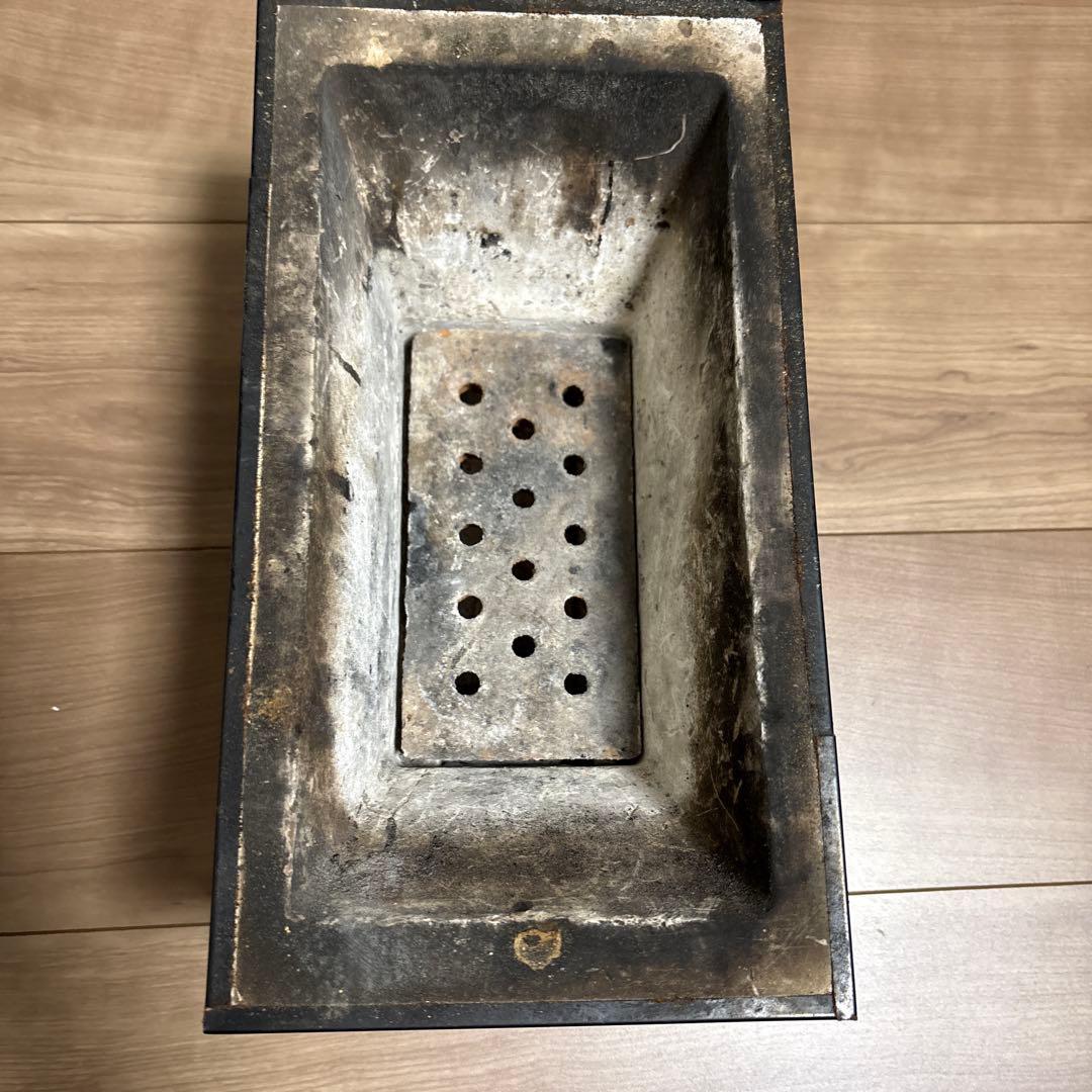 炭火コンロ 長方形 三河焼　亀島製陶所