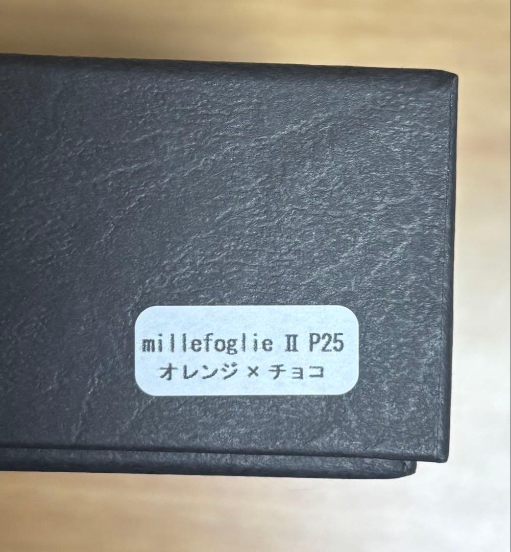 新品未使用 m+ エムピウ ミッレフォッリエⅡ P25 オレンジチョコ