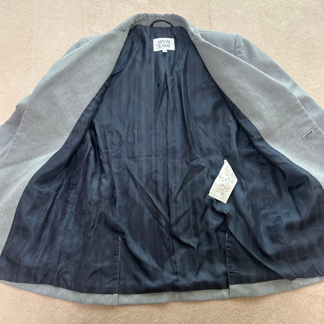 RIOKA【ARMANI JUNIOR】 グレー スーツ，パンツ2点セット