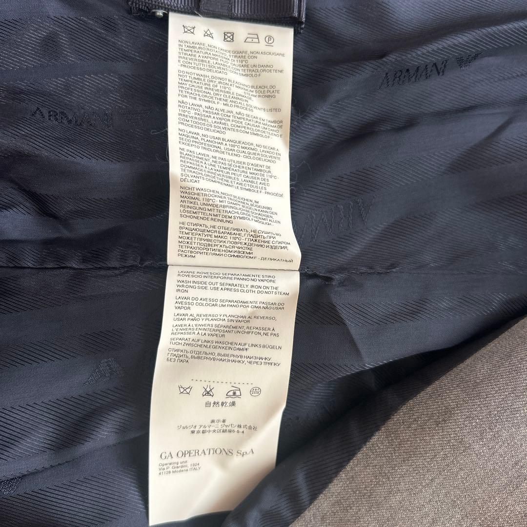 RIOKA【ARMANI JUNIOR】 グレー スーツ，パンツ2点セット