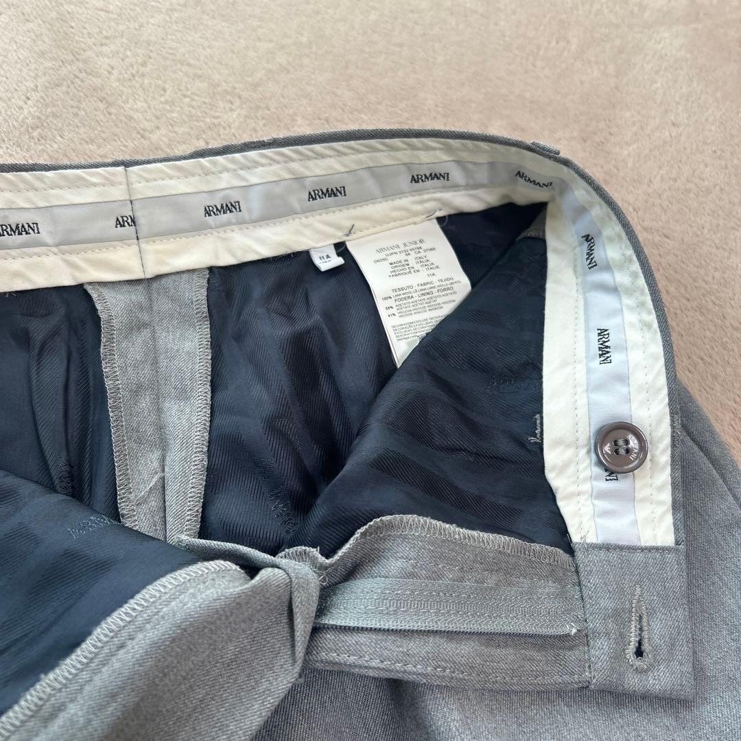 RIOKA【ARMANI JUNIOR】 グレー スーツ，パンツ2点セット