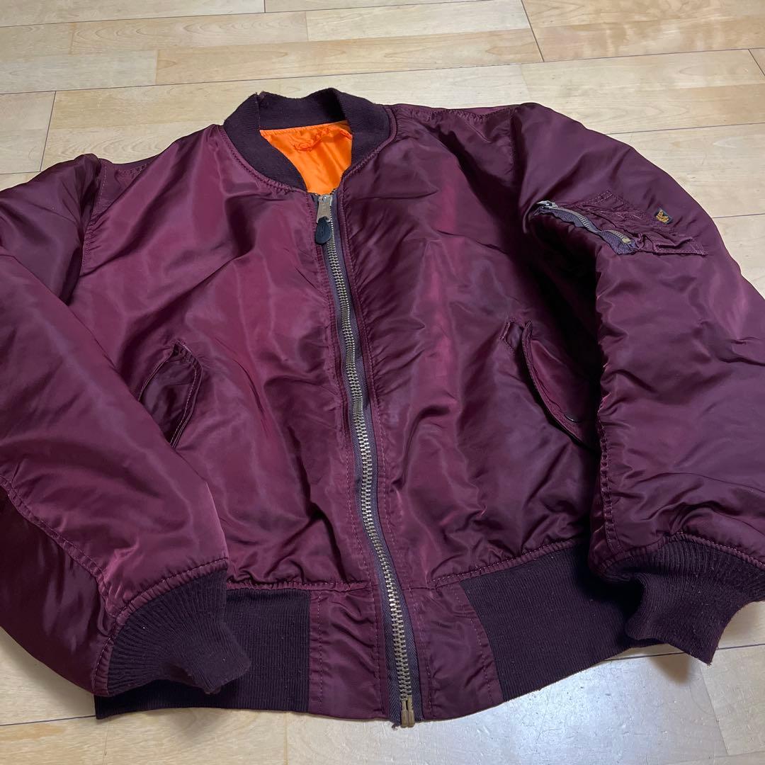 ALPHA アルファ ma-1 エンジ 90s USA製 X-LARGE